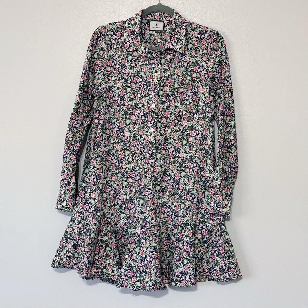 Tuckernuck Callahan Shirtdress in Ditzy Floral‎ Size Small